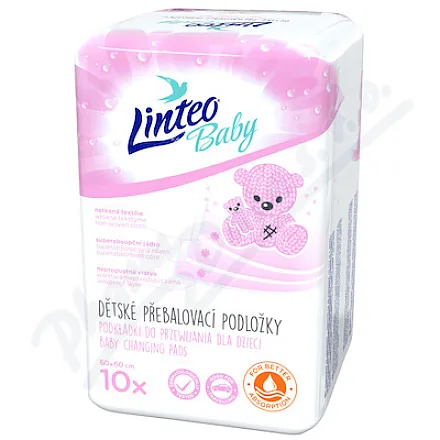 Linteo Baby Přebalovací podložky 60x60cm 10ks
