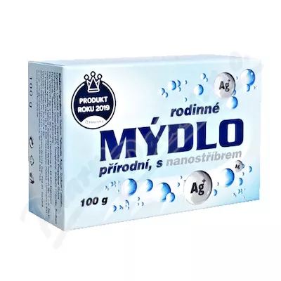 Přírodní mýdlo Ag+ s nanostříbrem 100g