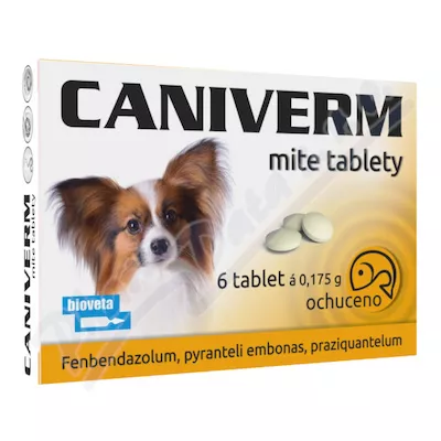 Caniverm mite tbl.6x0.175g a.u.v.