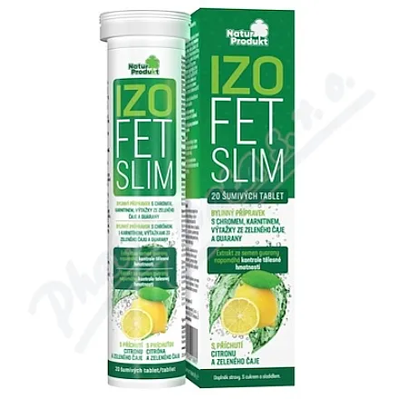 Naturprodukt Izofet Slim – tabletki musujące, 20 sztuk