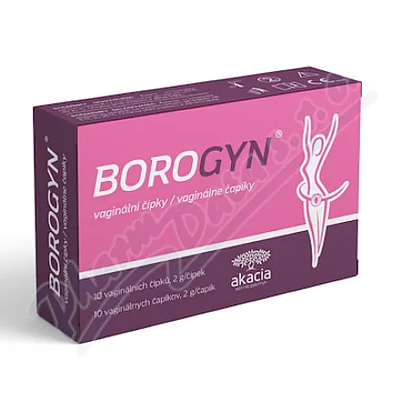 Borogyn czopki dopochwowe 10x2g