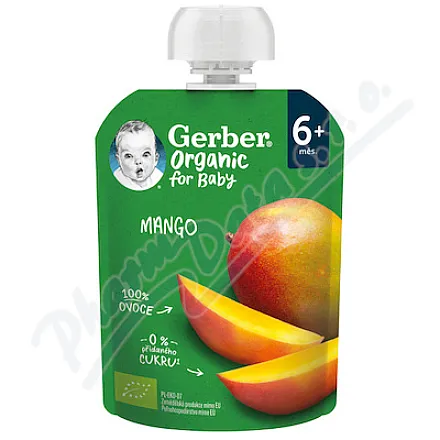 Gerber Mango kapsička BIO 90g 6m+