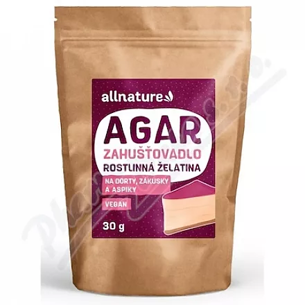 Żelatyna roślinna Allnature Agar 30g