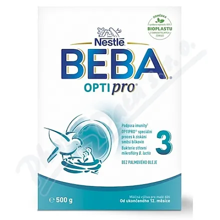 BEBA OPTIPRO 3 batolecí mléko 500g