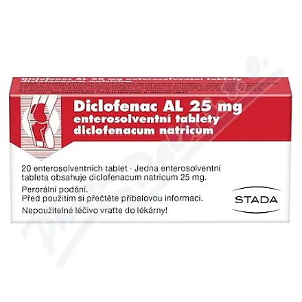 Diclofenac AL 25mg tbl.ent.20