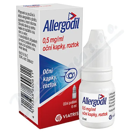 Allergodil 0.5mg/ml opht.gtt.sol.1x6ml