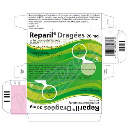 Reparil-Dragées 20mg tbl.ent.40
