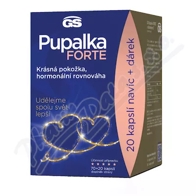 GS Pupalka Forte s vitaminem E cps.70+20 ČR/SK