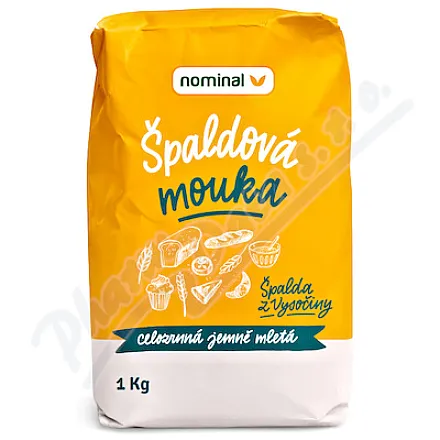 Nominal mouka špaldová celozrnná jemně mletá 1kg