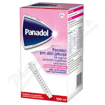 PANADOL PRO DĚTI JAHODA