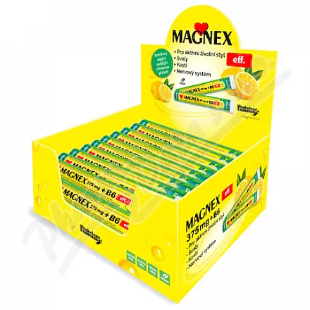 Magnex 375mg+B6 tbl.eff.18x20tbl.display