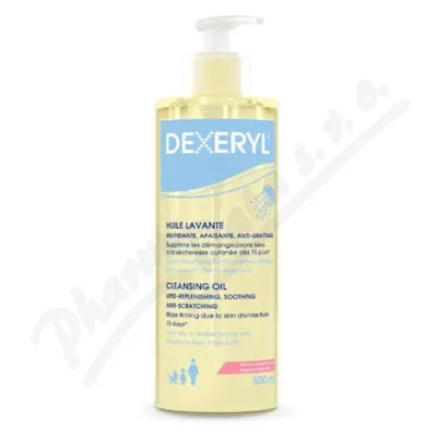 DEXERYL Mycí olej 500ml - intimní hygiena, ubrousky,intimní vlhčené ubrousky,ubrousky na intimní hygienu,