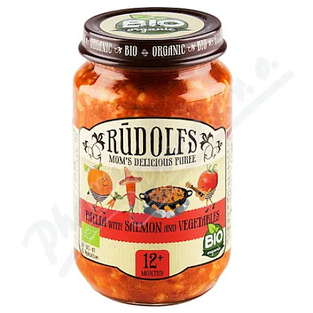 Rudolfs Paella z łososiem i warzywami BIO 190g 8M