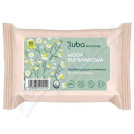 Luba Rumiankowy nawilżany papier toaletowy 50szt