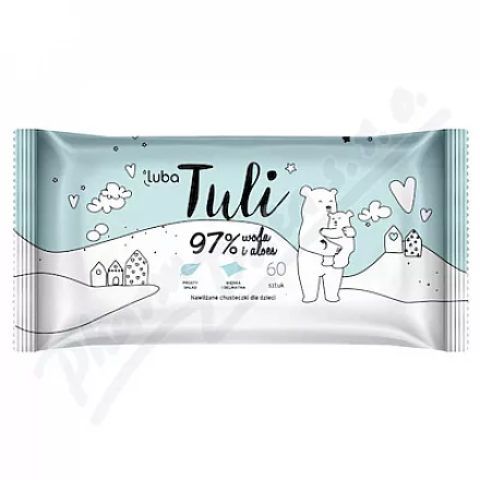 Luba Tuli Dětské vlhčené ubrousky s Aloe vera 60ks