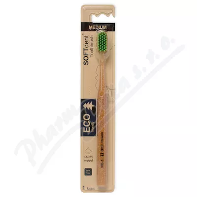 SOFTdent ECO zubní kartáček medium 1ks