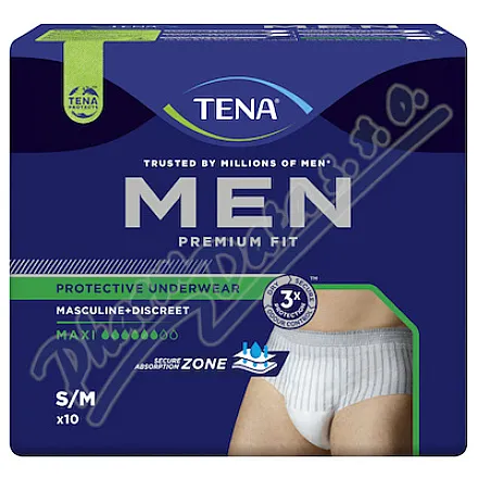 TENA Men PU Maxi S/M atramentowe majtki 10szt 798309