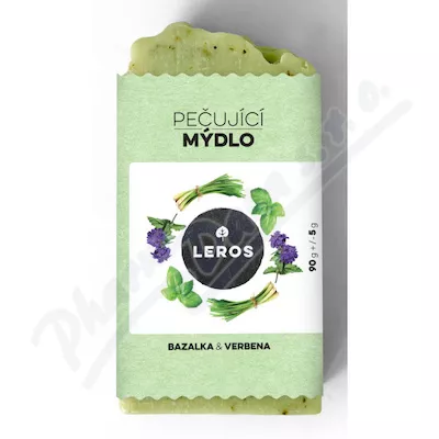LEROS Pečující mýdlo bazalka&verbena 90g