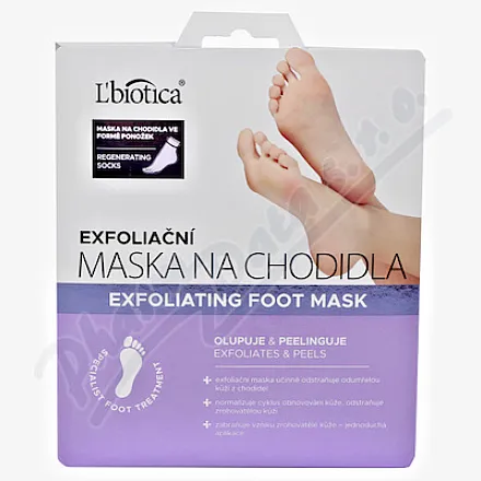 Lbiotica Exfoliační maska na chodidla 1pár