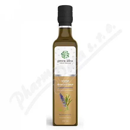 Green idea Sirup yzopový třtinový 250ml