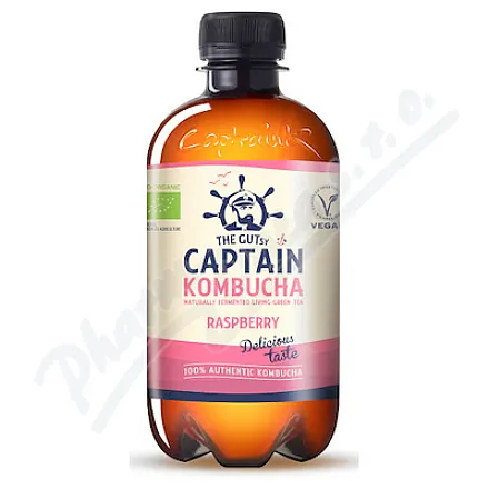 The Gutsy Captain Kombucha malina BIO 400ml