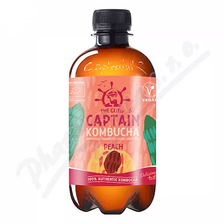 The Gutsy Captain Kombucha Peach BIO 400ml