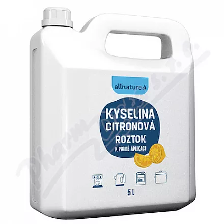 Allnature Roztwór kwasu cytrynowego 5000ml