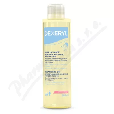 DEXERYL Mycí olej 200ml - intimní hygiena, ubrousky,intimní vlhčené ubrousky,ubrousky na intimní hygienu,