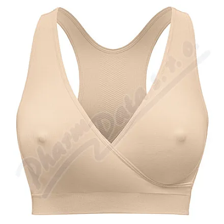 Medela KeepCool sleep biustonosz ciążowy/ do karmienia piersią beżowy M