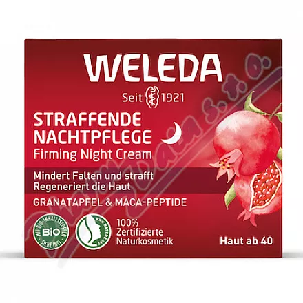 WELEDA Ujędrniający krem na noc gran.apple./maca pept. 40ml