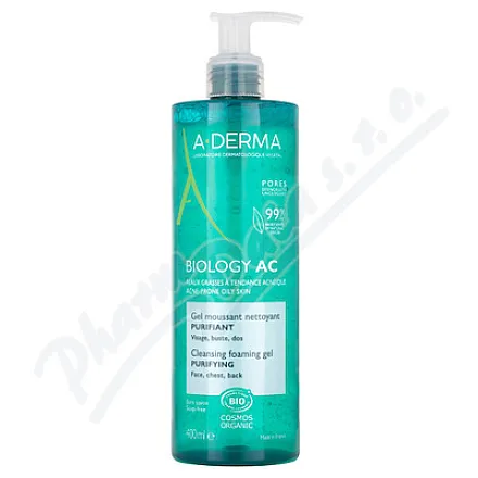 A-DERMA BIOLOGY AC Oczyszczający żel pieniący 400ml