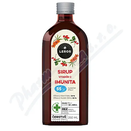 LEROS Syrop odpornościowy z witaminą C 250ml
