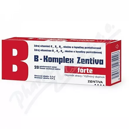 B-Komplex Zentiva forte tbl.flm.20