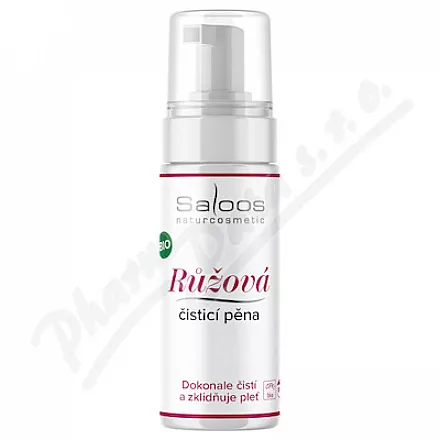 Saloos Różowa pianka oczyszczająca BIO 150ml - odličování,odličování obličeje,čištění obličeje,čistění pleti,