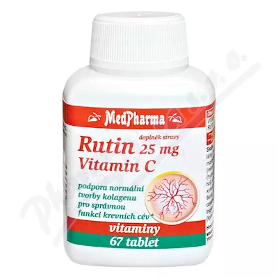 MedPharma Rutin 25mg+vitamin C tbl.67