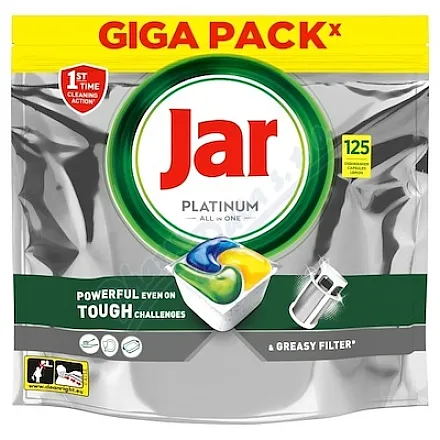 Jar Platinum kapsle do myčky 125ks