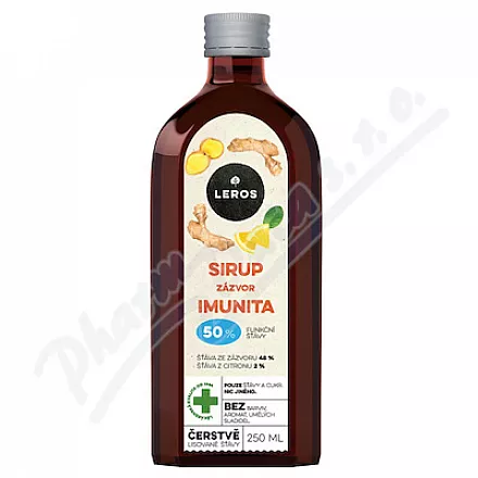 LEROS Imbirowy syrop na odporność 250ml