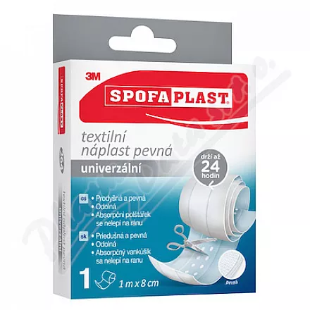 3M Spofaplast 264 Sztywny plaster tekstylny 1mx8cm