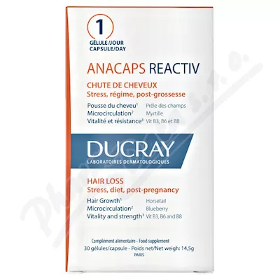 DUCRAY Anacaps Reactiv cps.30