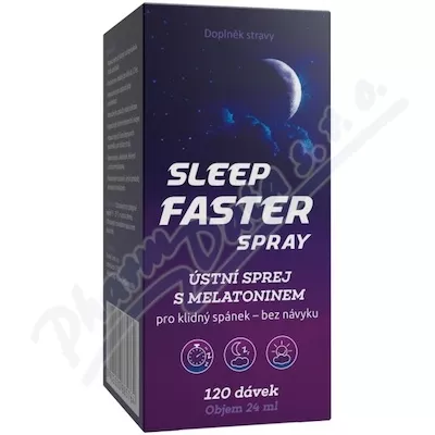 Sleep Faster ústní sprej s melatoninem 24ml