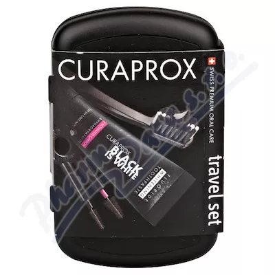 CURAPROX Travel set Black is White