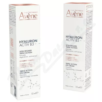 AVENE Hyaluron Activ B3 Oční krém 15ml - avene kosmetika,avene,avena,avene cicalfate,avene physiolift,