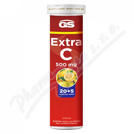 GS Extra C 500mg citron eff.tbl.20+5
