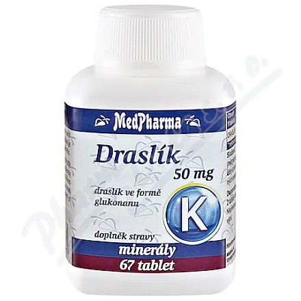 MedPharma Potassium 50mg tbl.67
