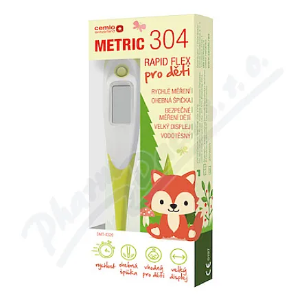 Cyfrowy termometr dziecięcy Cemio Metric 304 Rapid Flex