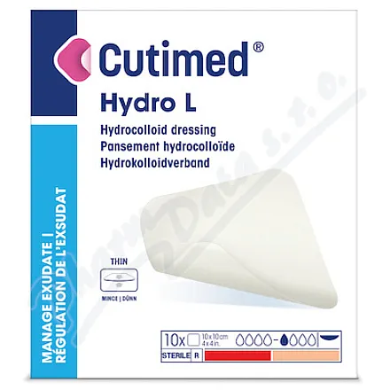 Cutimed Hydro L hydrokoloidní krytí 10x10cm 10ks