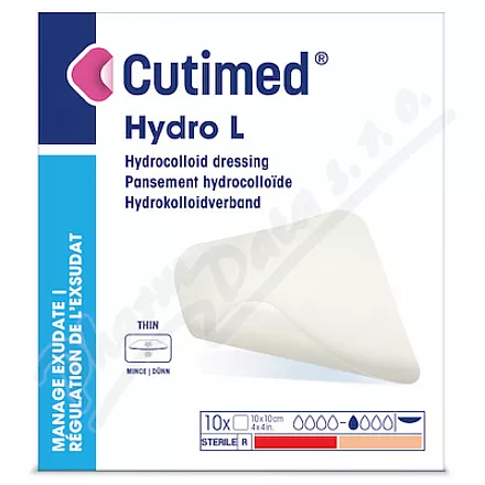 Cutimed Hydro L hydrokoloidní krytí 10x10cm 10ks