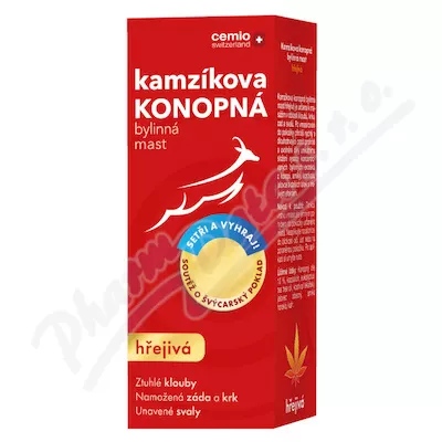 Cemio Kamzíkova konop.mast hřej.200ml dárek 2023