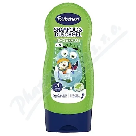 Bübchen Szampon i żel pod prysznic Potwory 230ml