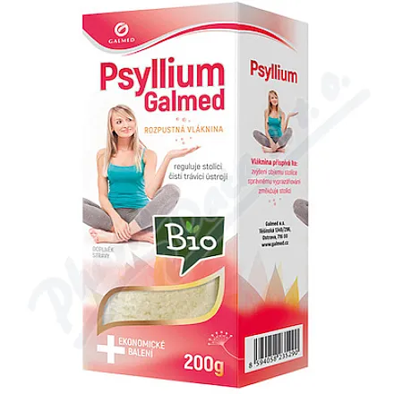 Psyllium indyjski błonnik rozpuszczalny BIO 200g Galmed